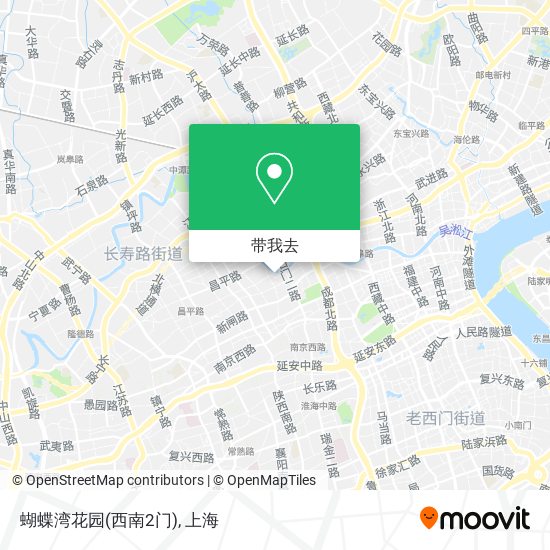 蝴蝶湾花园(西南2门)地图