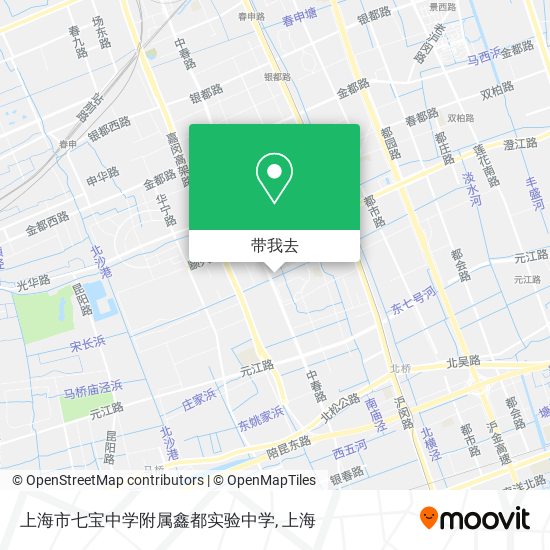 上海市七宝中学附属鑫都实验中学地图