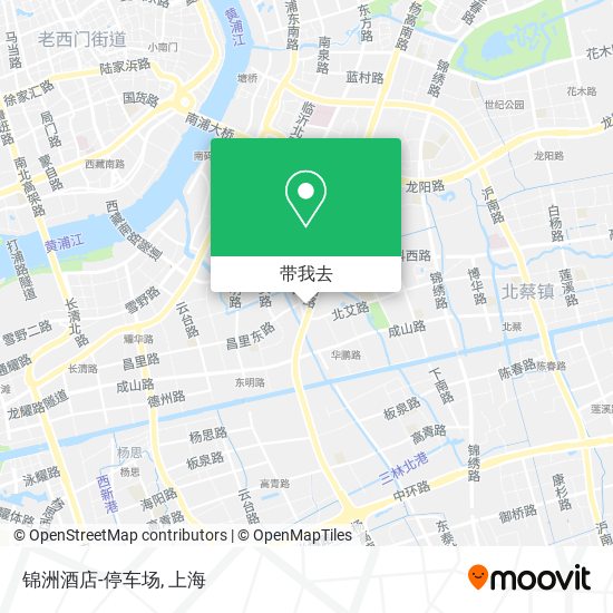 锦洲酒店-停车场地图