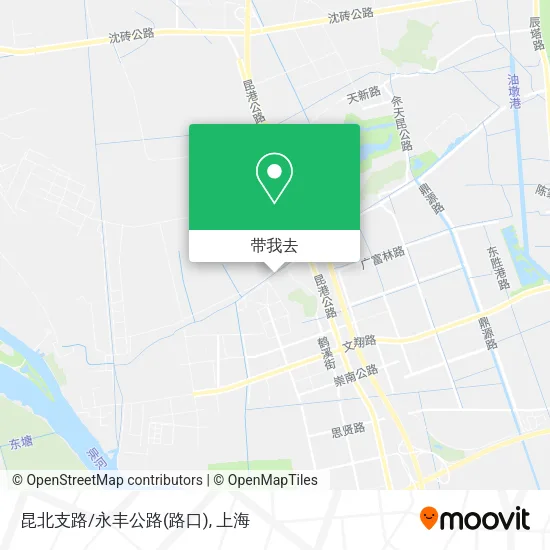 昆北支路/永丰公路(路口)地图