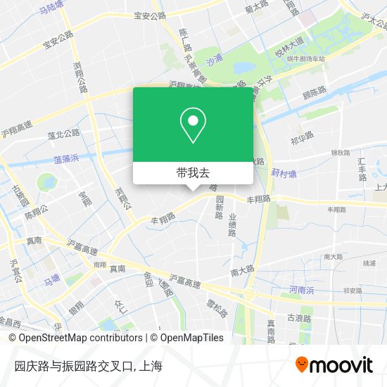 园庆路与振园路交叉口地图