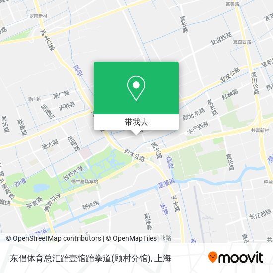 东倡体育总汇跆壹馆跆拳道(顾村分馆)地图