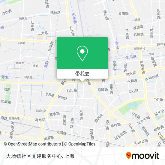大场镇社区党建服务中心地图