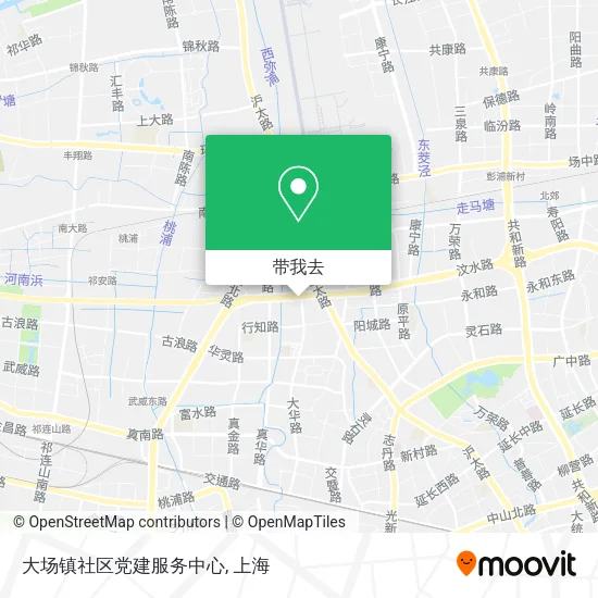 大场镇社区党建服务中心地图