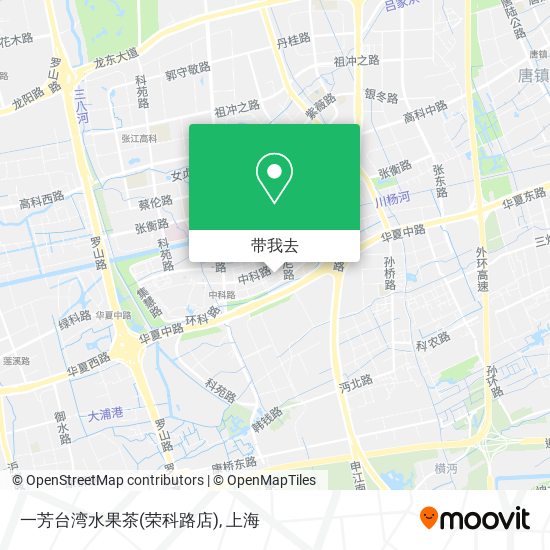 一芳台湾水果茶(荣科路店)地图