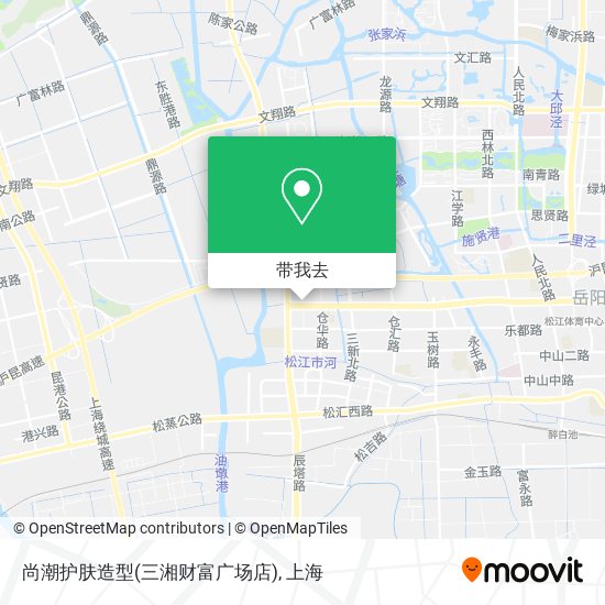 尚潮护肤造型(三湘财富广场店)地图