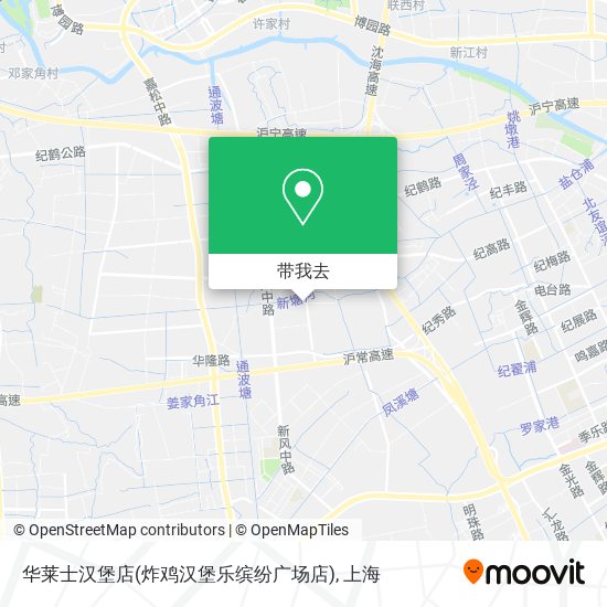 华莱士汉堡店(炸鸡汉堡乐缤纷广场店)地图