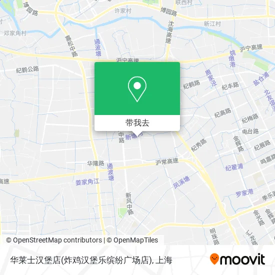 华莱士汉堡店(炸鸡汉堡乐缤纷广场店)地图