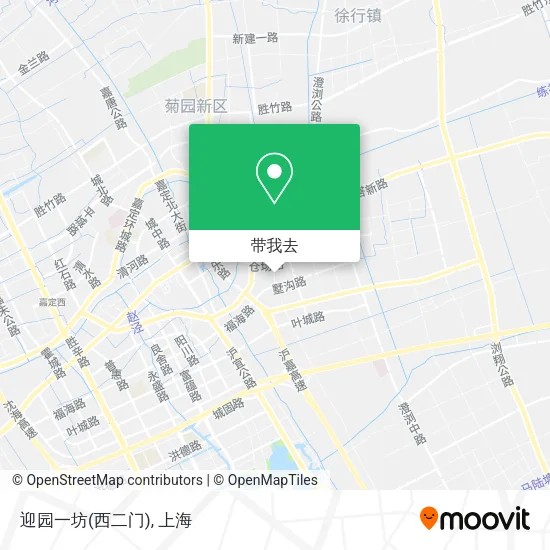 迎园一坊(西二门)地图
