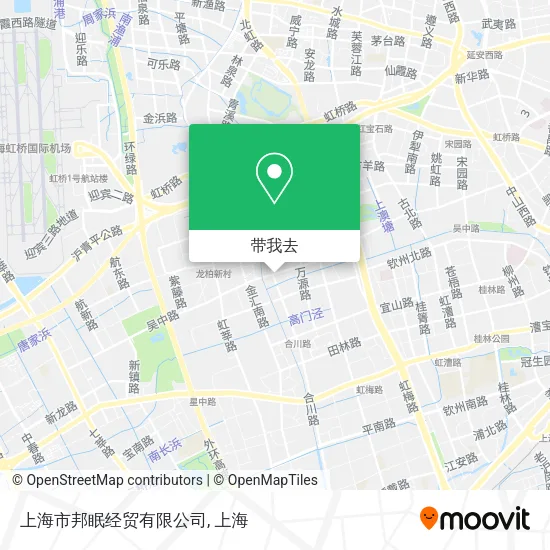 上海市邦眠经贸有限公司地图