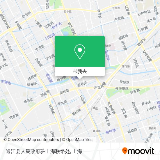 通江县人民政府驻上海联络处地图