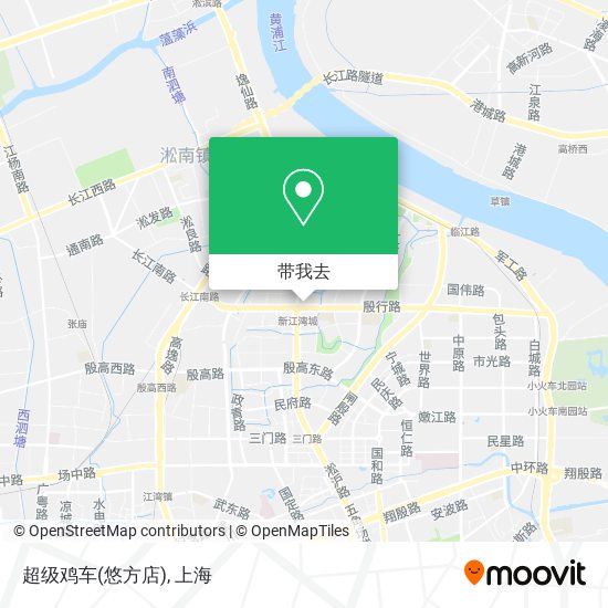超级鸡车(悠方店)地图