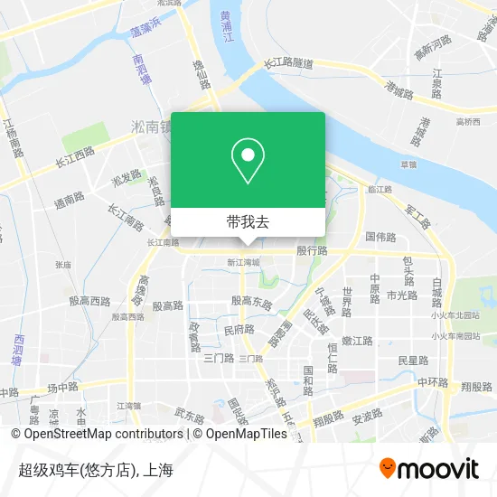 超级鸡车(悠方店)地图