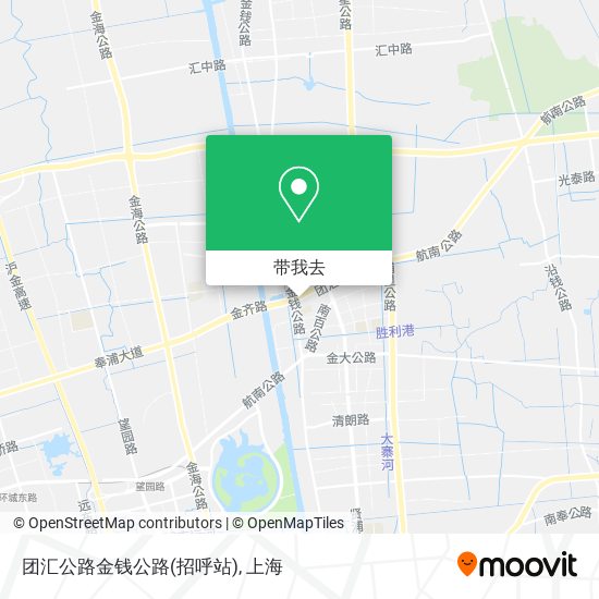 团汇公路金钱公路(招呼站)地图