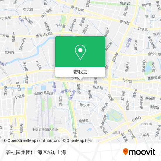 碧桂园集团(上海区域)地图