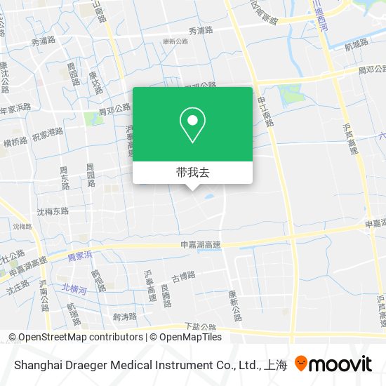 Shanghai Draeger Medical Instrument Co., Ltd.地图