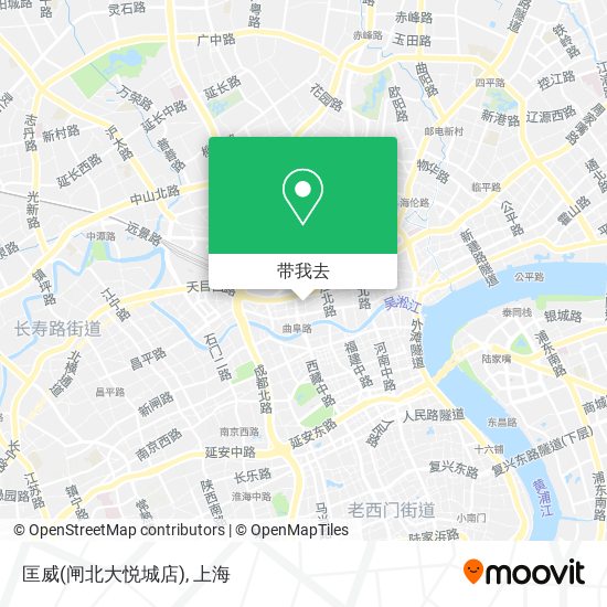 匡威(闸北大悦城店)地图