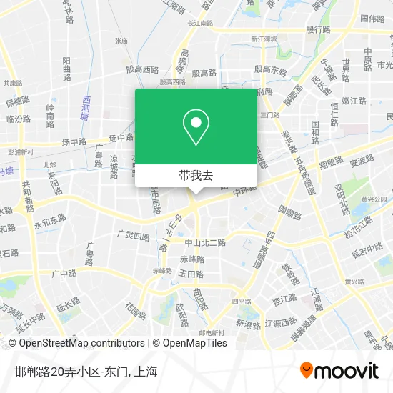 邯郸路20弄小区-东门地图