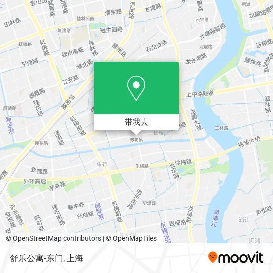 舒乐公寓-东门地图