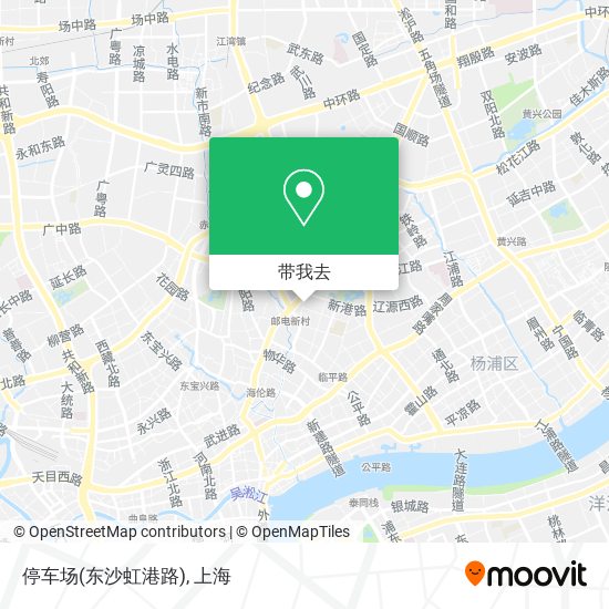 停车场(东沙虹港路)地图