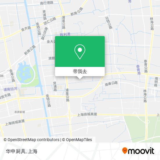 华申厨具地图