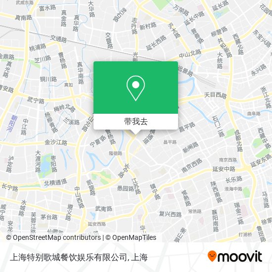 上海特别歌城餐饮娱乐有限公司地图
