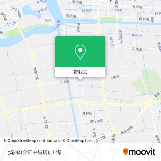 七彩蝶(金汇中街店)地图