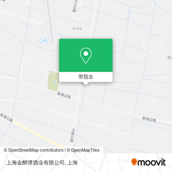 上海金醉潭酒业有限公司地图