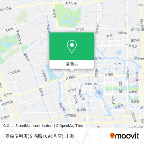 罗森便利店(文涵路1098号店)地图