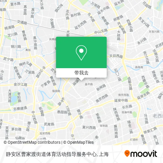 静安区曹家渡街道体育活动指导服务中心地图