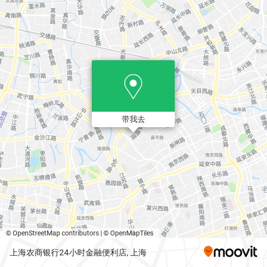 上海农商银行24小时金融便利店地图