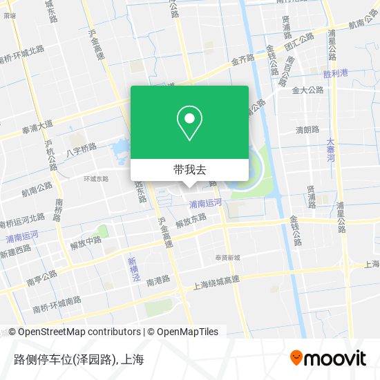 路侧停车位(泽园路)地图