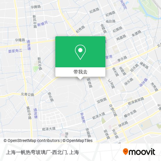 上海一帆热弯玻璃厂-西北门地图