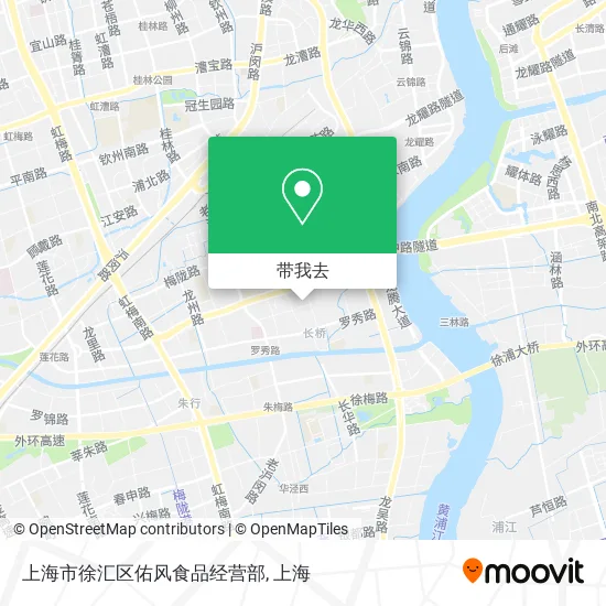 上海市徐汇区佑风食品经营部地图