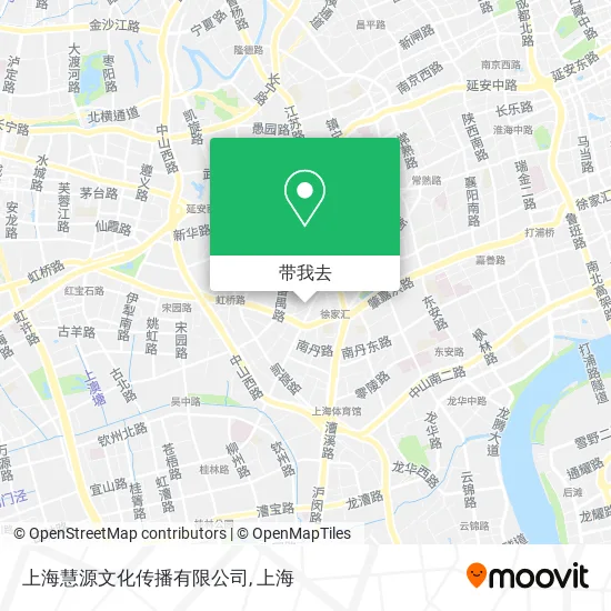 上海慧源文化传播有限公司地图