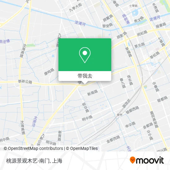 桃源景观木艺-南门地图
