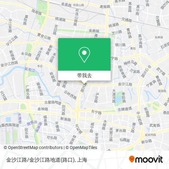 金沙江路/金沙江路地道(路口)地图