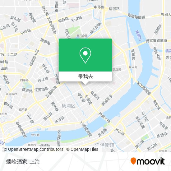 蝶峰酒家地图