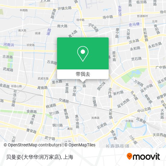 贝曼姿(大华华润万家店)地图