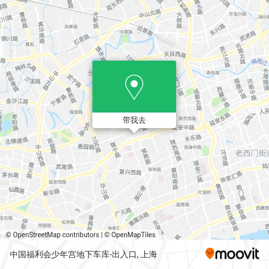 中国福利会少年宫地下车库-出入口地图