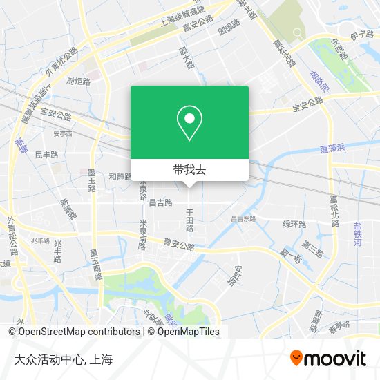 大众活动中心地图