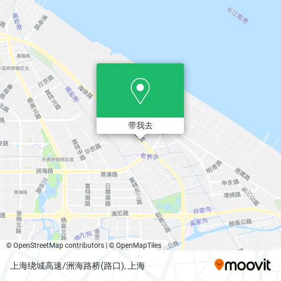 上海绕城高速/洲海路桥(路口)地图