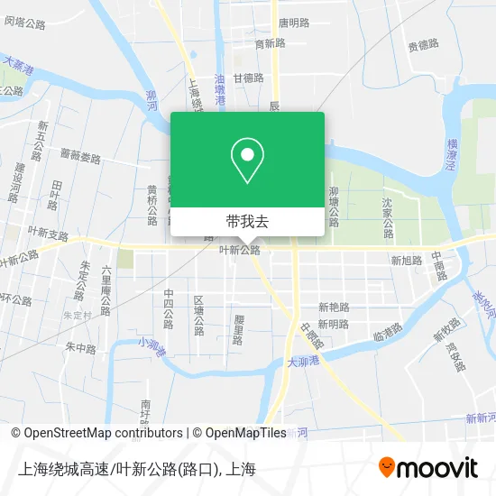 上海绕城高速/叶新公路(路口)地图