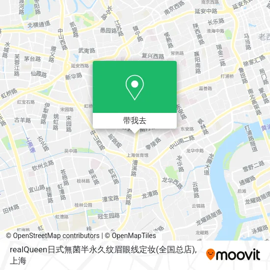 realQueen日式無菌半永久纹眉眼线定妆(全国总店)地图