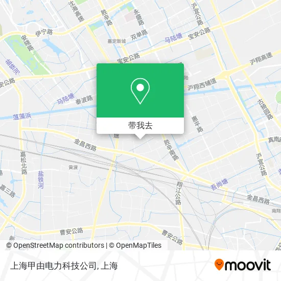 上海甲由电力科技公司地图