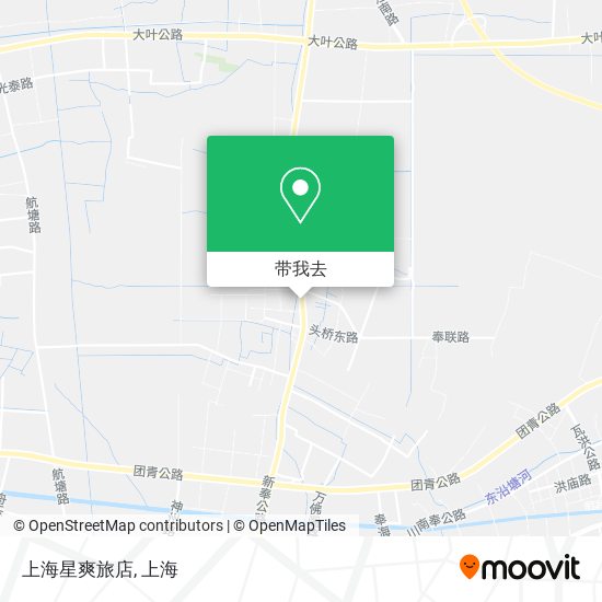 上海星爽旅店地图