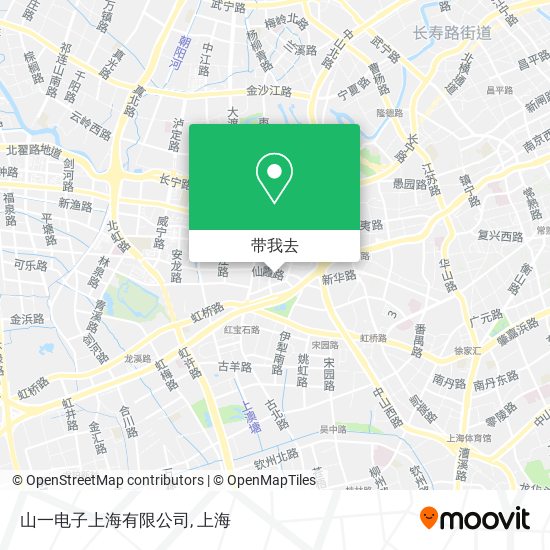 山一电子上海有限公司地图