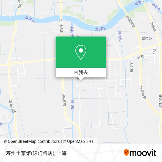 寿州土菜馆(辕门路店)地图