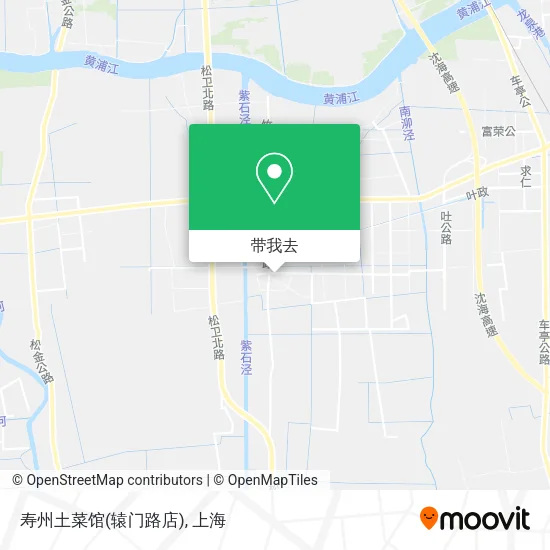 寿州土菜馆(辕门路店)地图