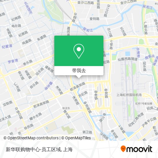 新华联购物中心-员工区域地图